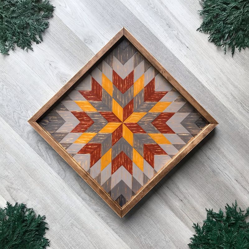 Vintage Barn Quilt Wall Art