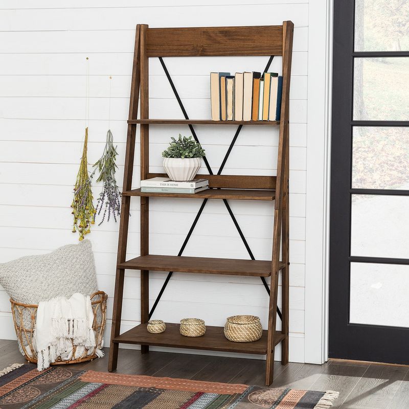 Vintage Barn Ladder Bookshelf
