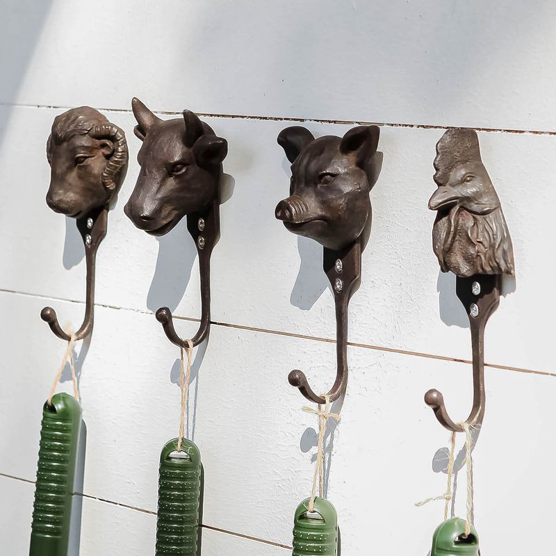 Barn-Inspired Wall Hooks