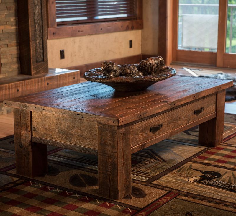 Reclaimed Barn Wood Coffee Table