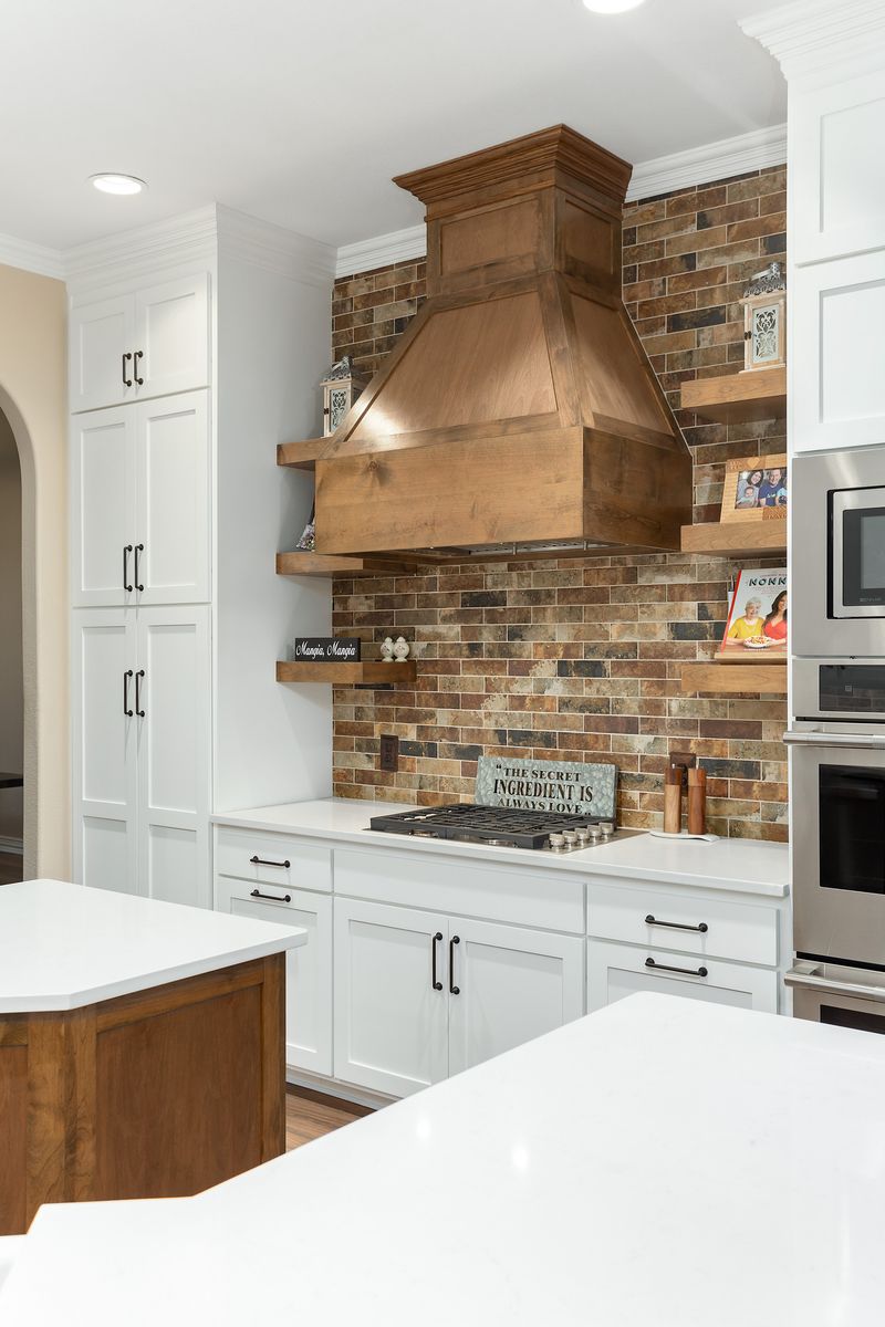 Barn-Inspired Kitchen Backsplash