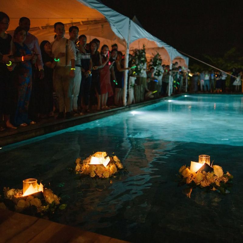 Floating Pool Candles