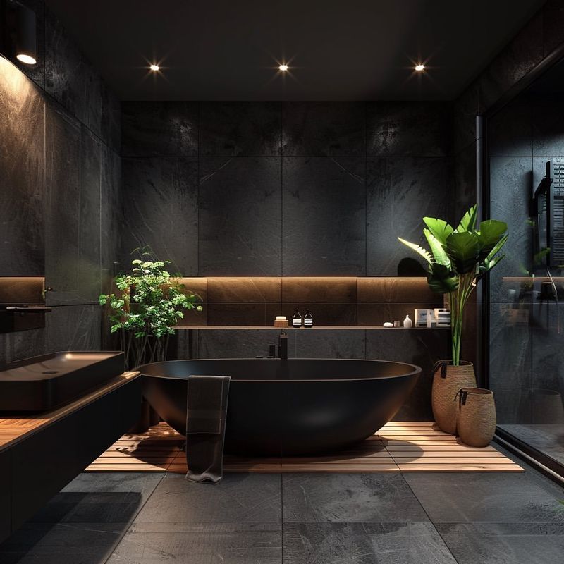 Black Bathroom Fixtures for Modern Luxury