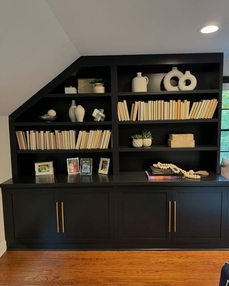 Black Shelving