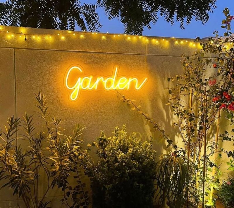 Neon Garden Signs