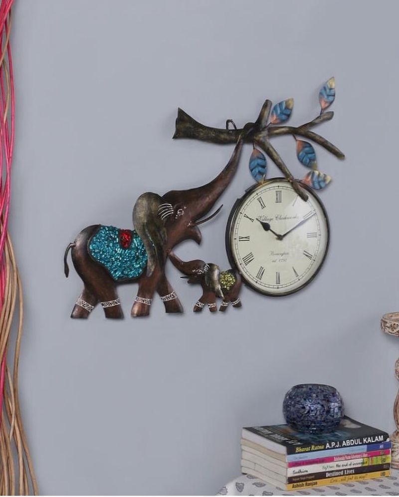 Elephant Wall Clock