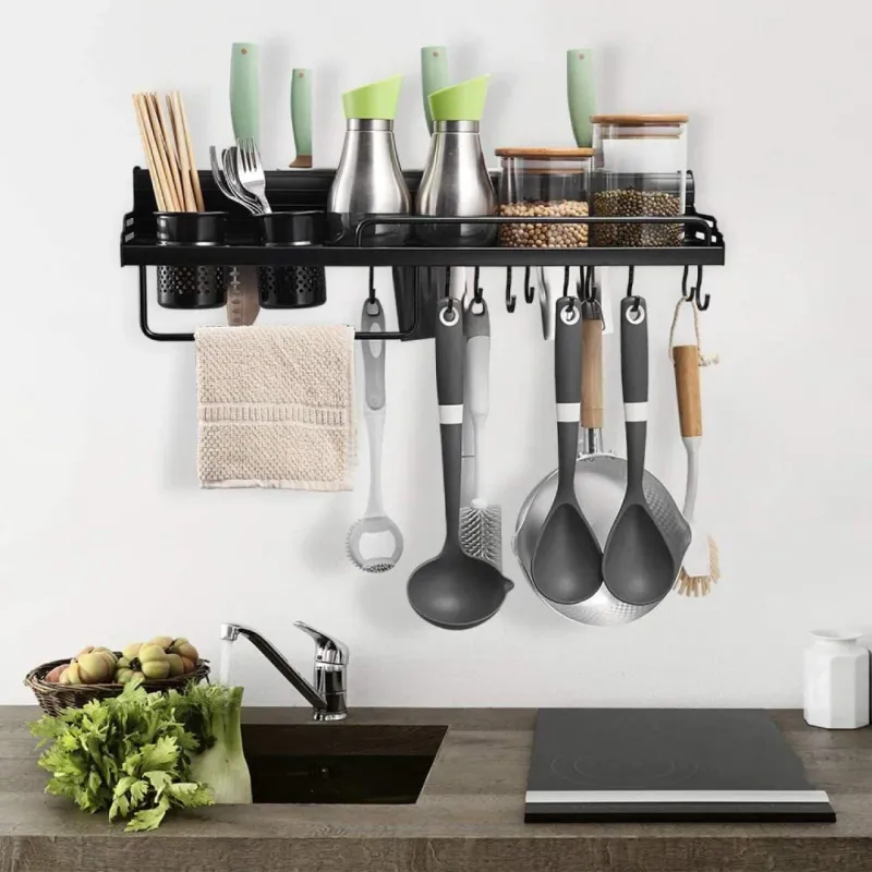 Wall-Mounted Utensil Holder