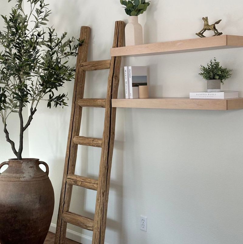 Rustic Ladder Display