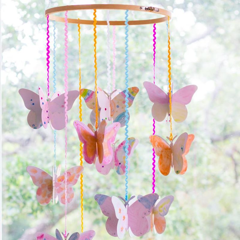 Spring Butterfly Mobile