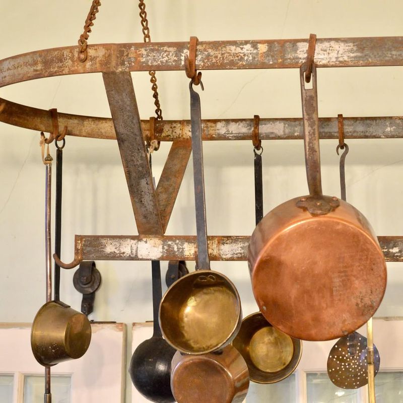 Antique Pot Rack