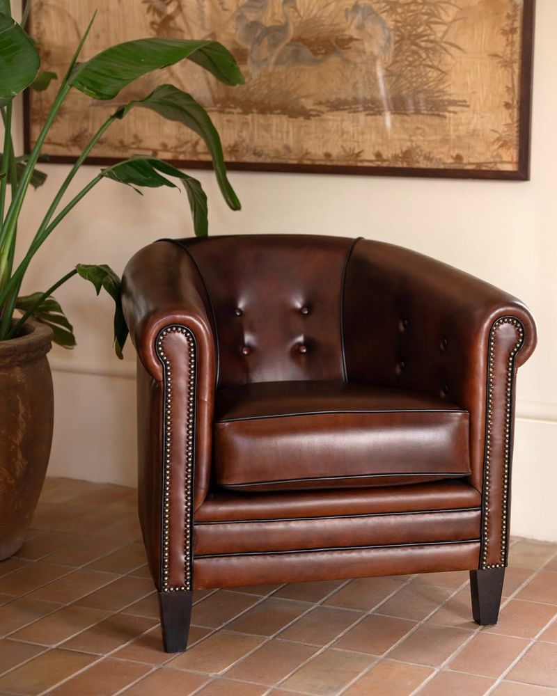 Classic Brown Armchair