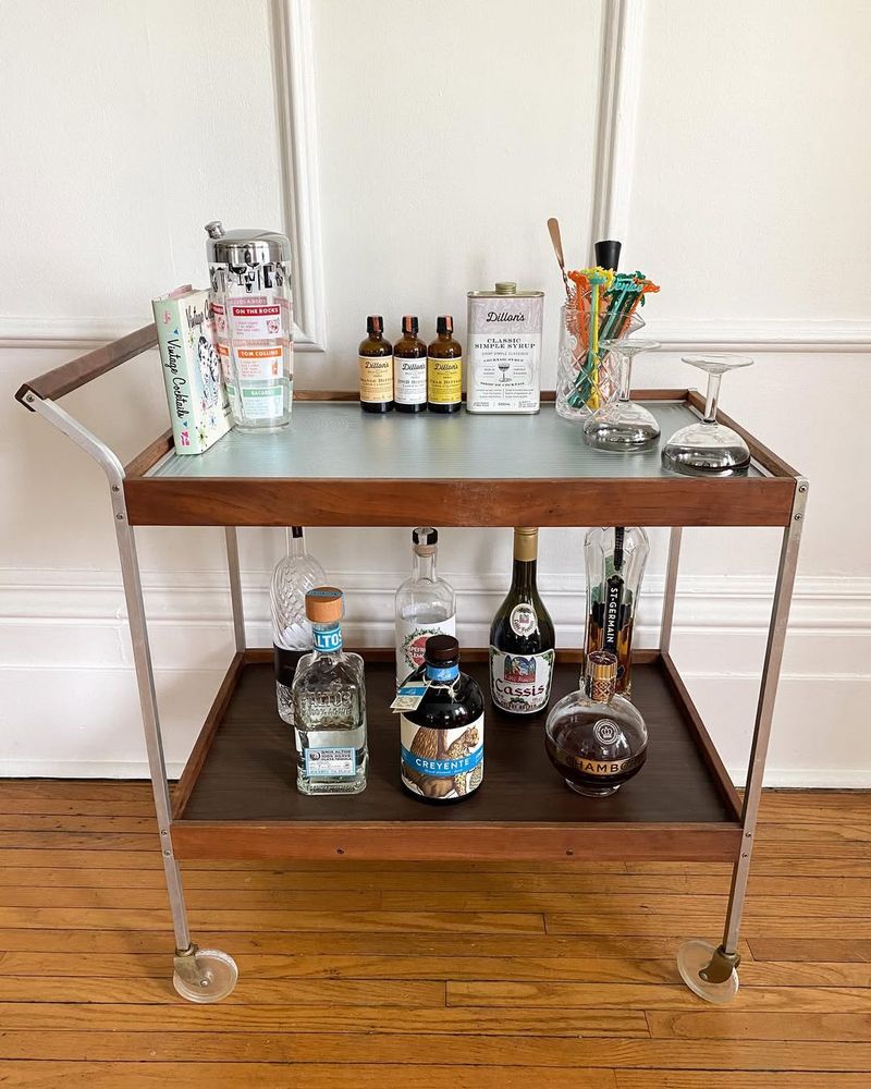 Retro Bar Cart