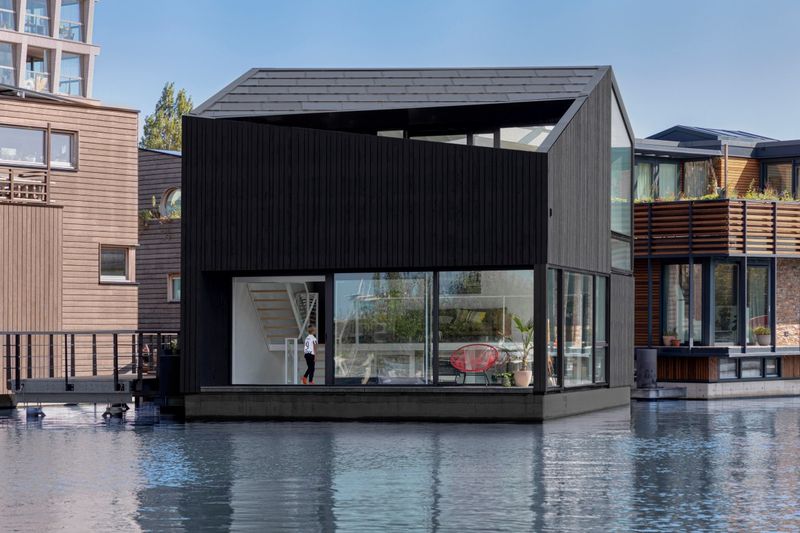 Floating House in Amsterdam