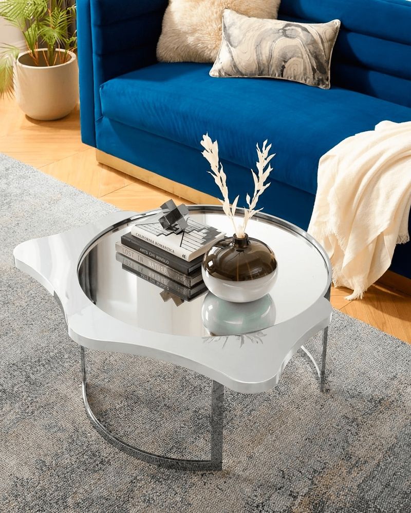 Chrome Side Table