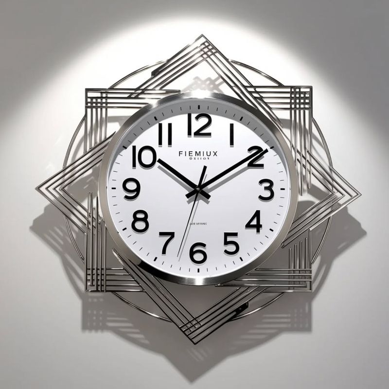 Chrome Wall Clock