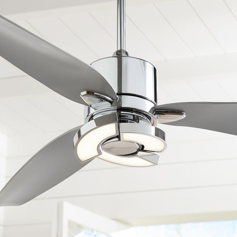 Chrome Ceiling Fan