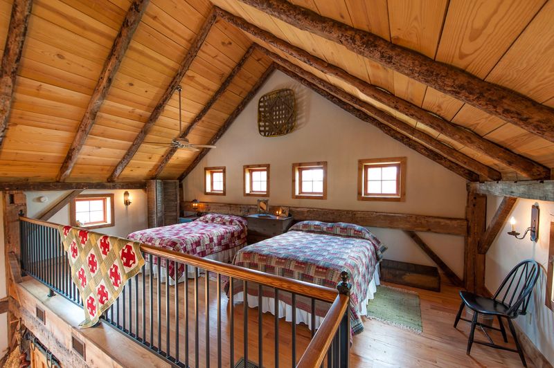 Barn-Style Loft Bedroom