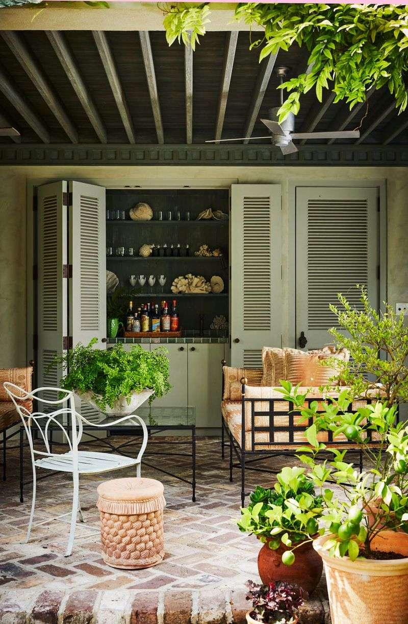 Olive Green Patio