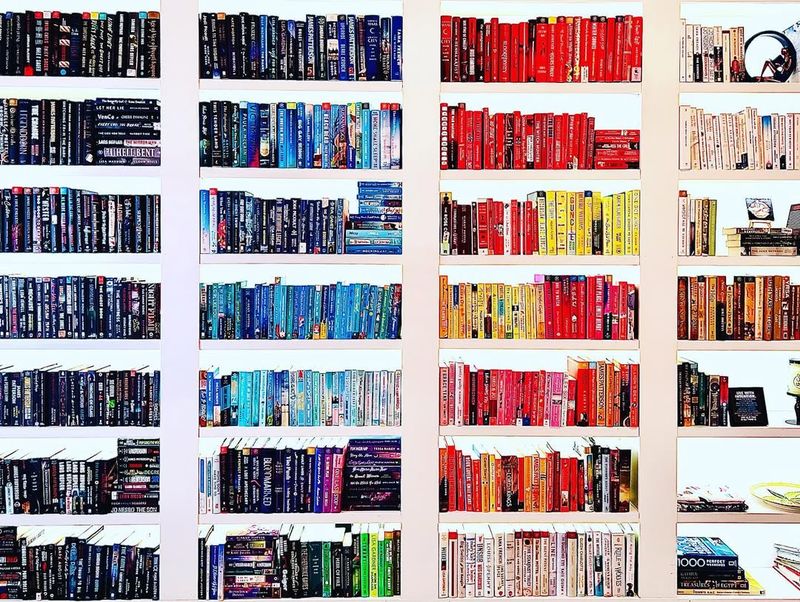 Color Coordinated Books