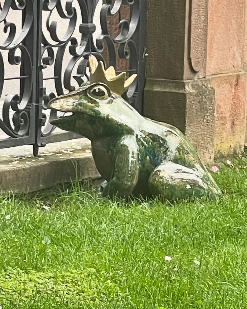 Frog Prince Garden Statue