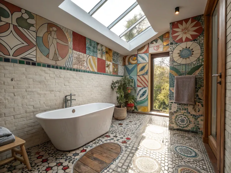 Artistic Bathroom Retreat