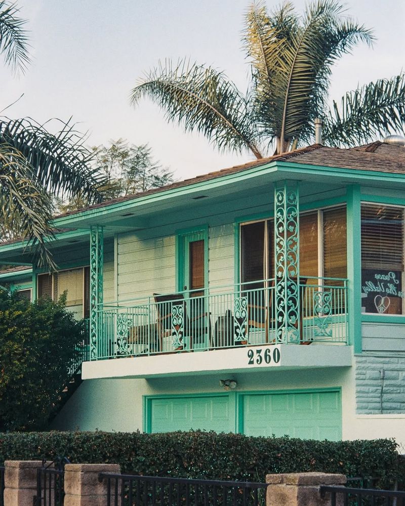 Tropical Turquoise and Palm Greens