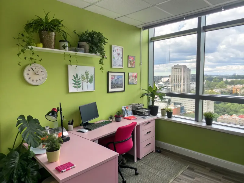 Vibrant Office Space