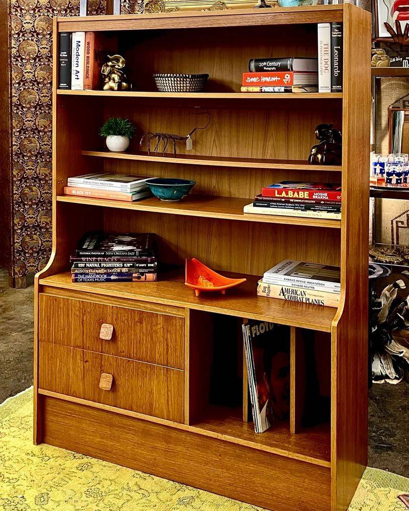 Vintage Brown Bookshelf