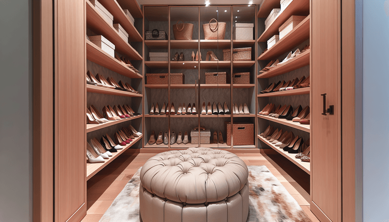 Glamorous Walk-In Closet