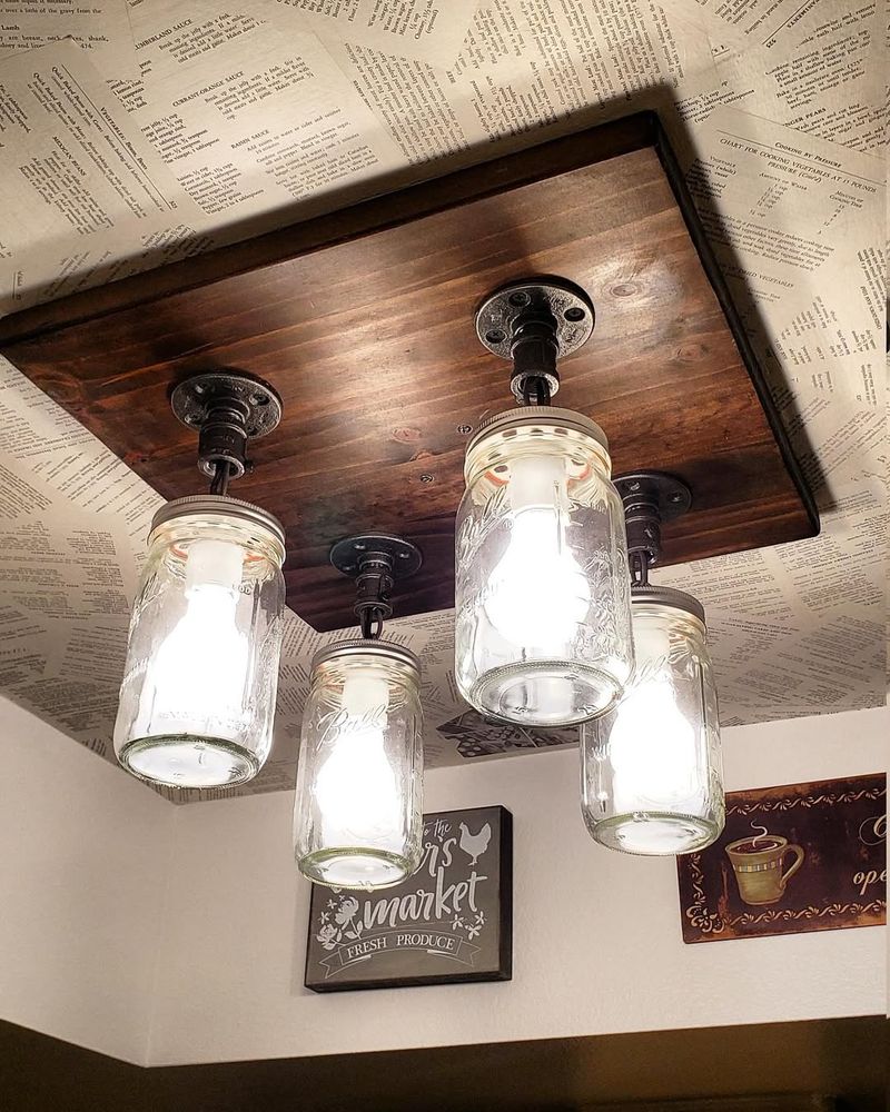 Mason Jar Chandeliers