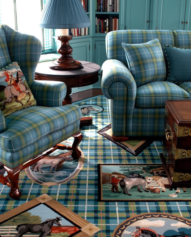 Plaid Upholstery