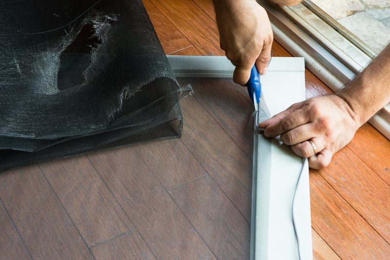 Repairing a Broken Screen Door