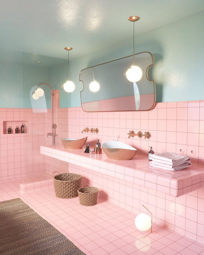 Pastel Bathrooms