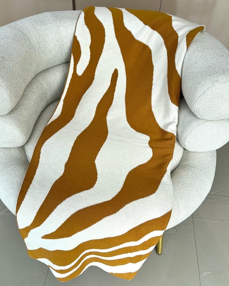 Tiger Striped Throw Blanket