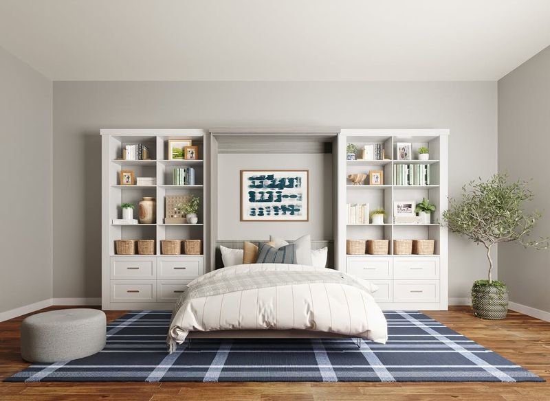 Bedroom Headboard Shelves