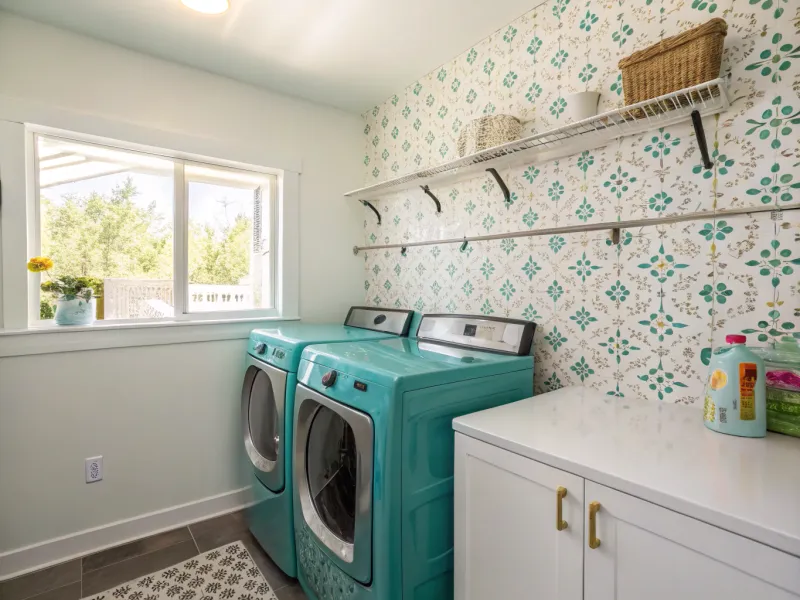 Funky Laundry Room