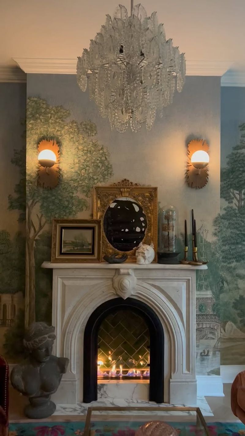 Fireplaces with Intricate Mantels