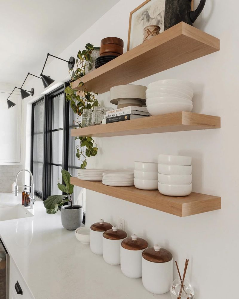 Feature Open Shelving