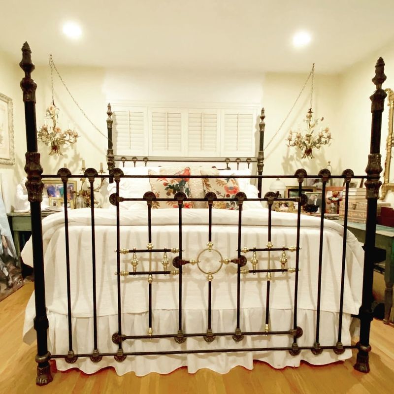 Rustic Metal Bed