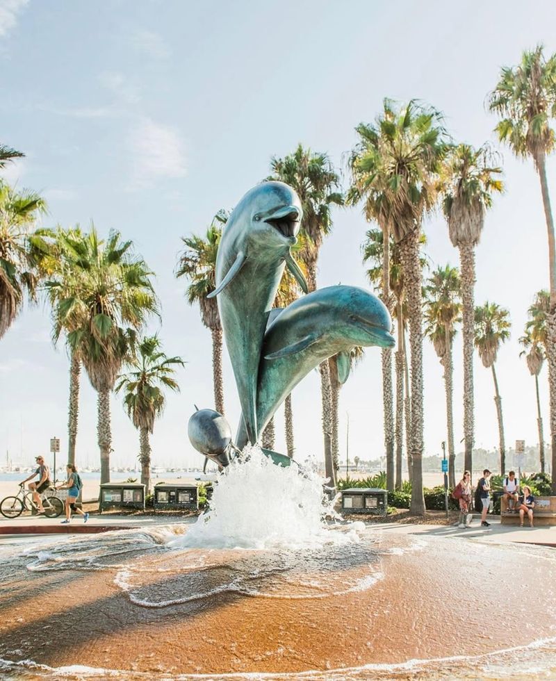 Dolphin Fountain Feature