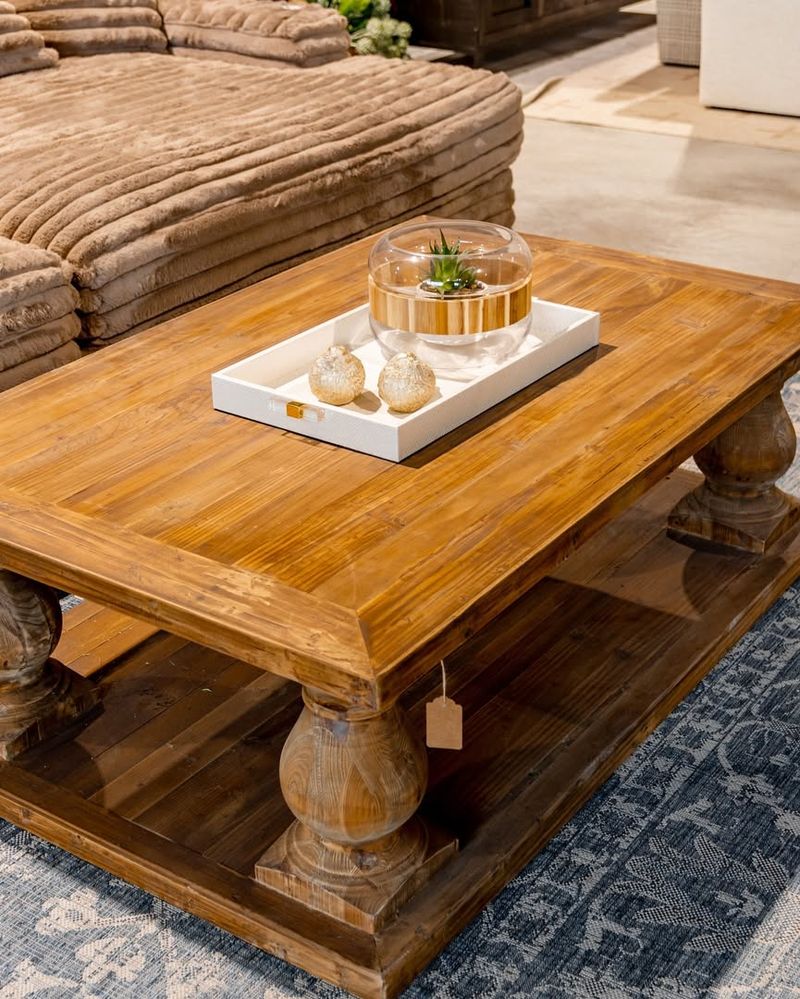 Rustic Wooden Coffee Table