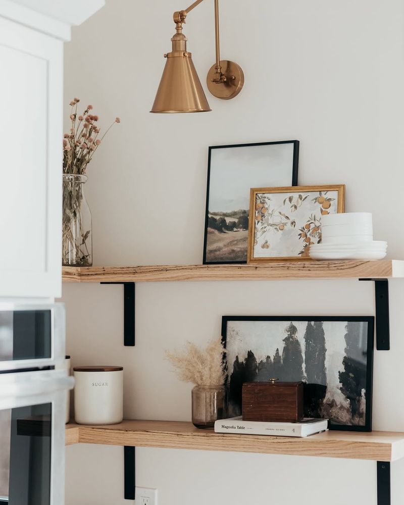 Install Floating Shelves to Showcase Personal Items