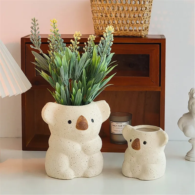 Koala-Shaped Plant Holder