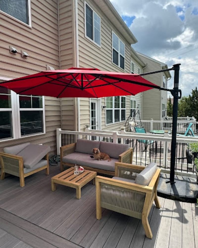 Tattered Patio Umbrellas