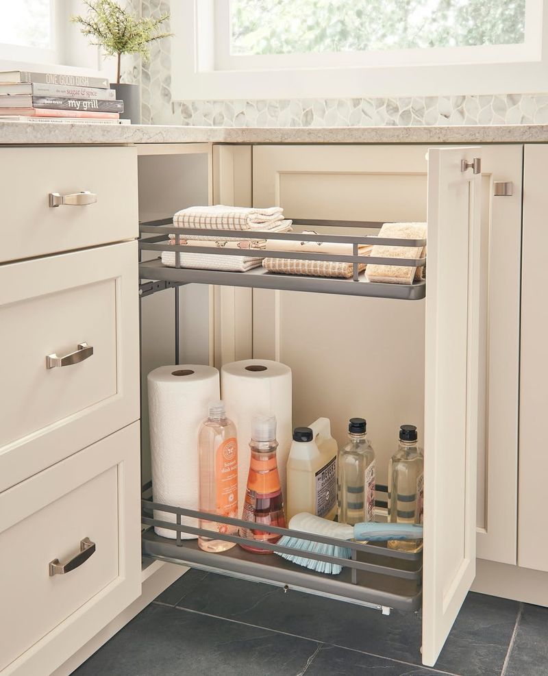 Sliding Cabinet Organizer