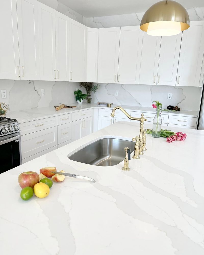 Replace Countertops with Quartz