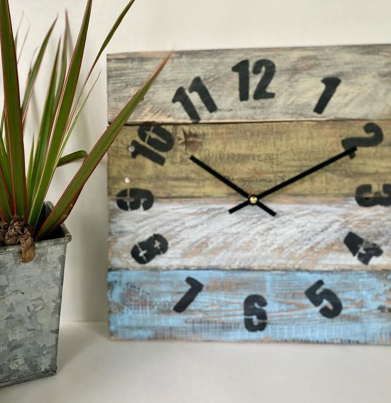 Pallet Wall Clock