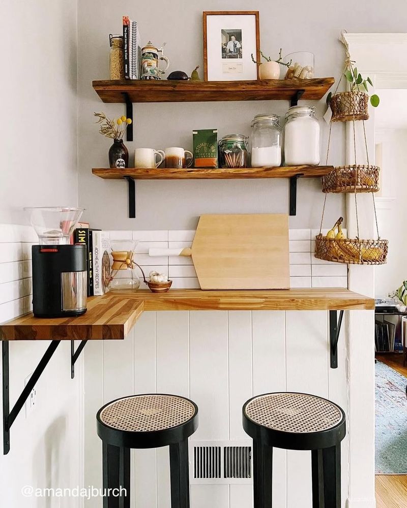 Floating Desk Shelves