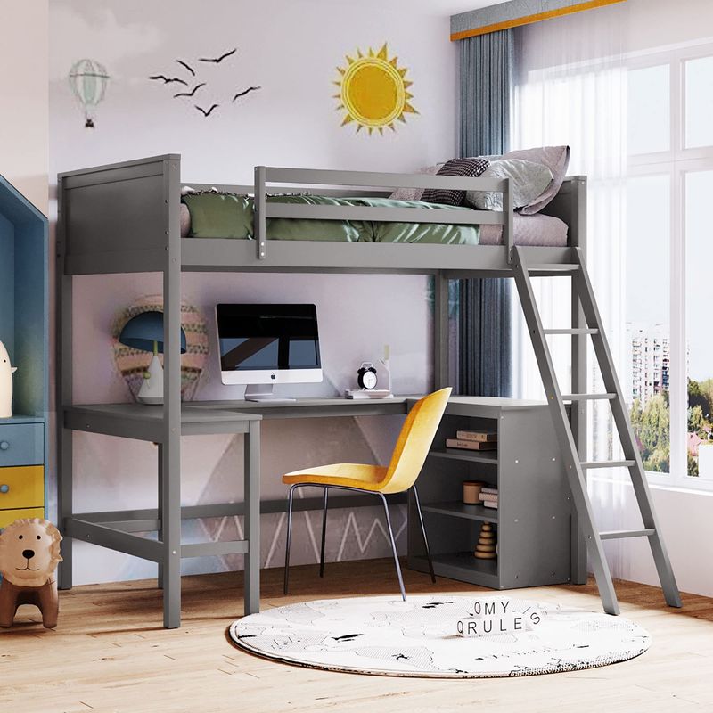 Bunk Bed with Desk