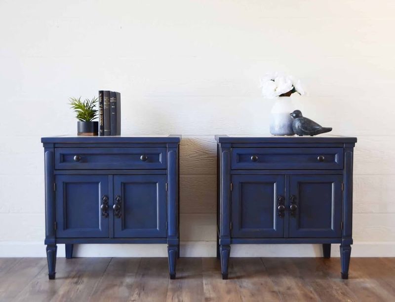 Midnight Blue Accent Table